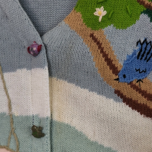 Vintage HSN Storybrook Knits Playground Park Sweaters - Picture 5 of 13